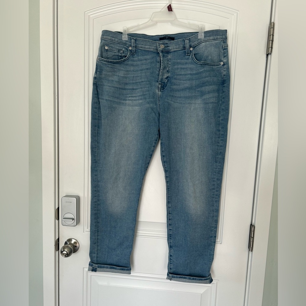 7 For All Mankind Blue High Waist Josefina Jeans. Size 32